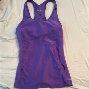 Vibrant Purple Racerback Tank Top